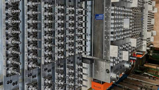 Molde de preforma de mascotas y tapa